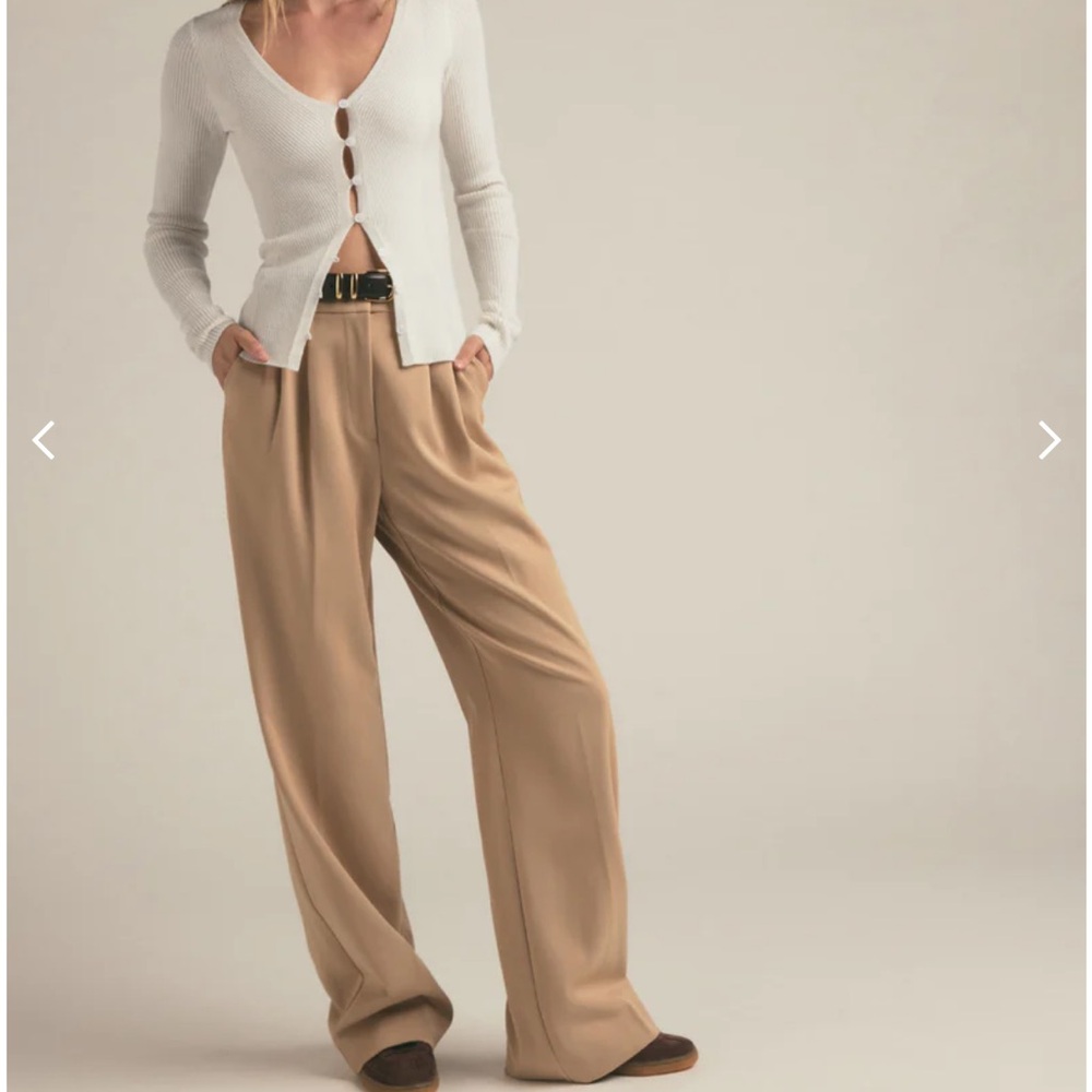 NWT Favorite Daughter Tan Favorite Pant